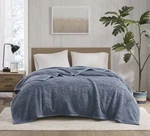 Woolrich Twin Burlington Solid Berber Cozy Soft Brushed Bed Blanket Blue. Fixed Price $22.49.
