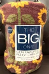 Fall & Harvest Sunflowers Purple 5X6' Oversized Throw Blanket The Big One New!. Fixed Price $24.95.