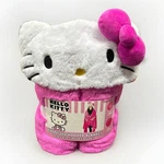 Sanrio Hello Kitty Pink Oversized Hooded Blanket 43 X81 W/ Pockets & Buttons. Fixed Price $17.99.