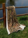 Woods Design Camouflage Sherpa Luxury Light Weight Soft Blanket 50" 60". Fixed Price $25.99.
