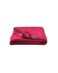 Cocoon Fleece Travel Blanket, Raspberry. Fixed Price $49.95.