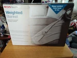 Cvs Weighted Gray 20 Lb. Blanket 48" X 72" New. Fixed Price $44.99.