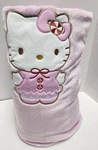 Sanrio Pink Holiday Hello Kitty Throw Christmas Soft Blanket 60"X 45" New. Fixed Price $28.00.