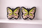 Set Of 2 Monarch Butterfly Throw Pillows Accent Decor New With Tags. Fixed Price $24.99.