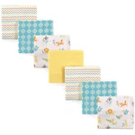 Luvable Friends Baby Cotton Flannel Receiving Blankets, Abc 7-PACK, One Size. Fixed Price $15.99.