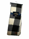 Pendleton Black Plaid Sherpa Fleece Reversible Blanket Throw 50 X 70 Nwt. Fixed Price $107.32.