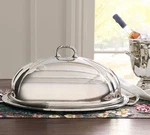 Pottery Barn San Francisco Mercantile Silver Oval Serving Platter And Cover. Fixed Price $300.00.