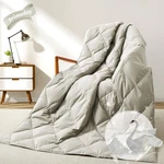 Deodar Natural Down Fiiber Throw Couch Bed Comforter Sofa Blanket.... Fixed Price $60.74.