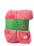Kate Spade Hot Pink Oversized King Fleece Blanket Soft Plush Throw 112" X 92 New. Fixed Price $99.97.