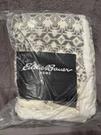 Eddie Bauer Fair Isle Peak Sherpa Fleece Throw Blanket. Fixed Price $35.99.