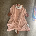 Pillowfort Deer Holiday Kids' Hooded Blanket Pink Faux Fur 40X50. Fixed Price $17.99.