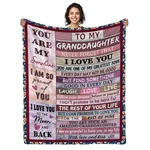 Ajiiusv Granddaughter Gifts From Grandma Grandpa, 50"X60", To. Fixed Price $27.34.