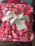 Magaschoni Luxe Home Red Heart 50X70 Plush Throw Blanket New!. Fixed Price $49.99.
