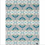 Pendleton Plush Throw Blanket Avra Valley Gray 50X70" Aztec Nwt In Box Rare!. Fixed Price $44.99.