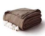 Kozyhvn 100% Cotton Muslin Twin Blanket 66"X90" Breathable Lightweight. Fixed Price $79.87.