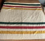Vtg Woolrich Blanket Hudson Bay Stripe 88 Point Style Multicolor. Fixed Price $224.99.
