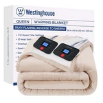 Westinghouse Electric Blanket Queen, Heated Size With 10 Heatin.... Fixed Price $133.42.