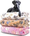 Blankets For Medium Large Dogs, Pack Washable 41" X 31", Fuzzy. Fixed Price $25.99.