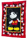 Vtg 1990 Walt Disney Mickey Mouse Blanket 62 X82 Twin Comforter. Fixed Price $59.00.