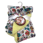 Sherpa Hipster Mutil Colored Blanket Yellow Nwt Northpoint Baby Plush 30" X 40". Fixed Price $14.99.