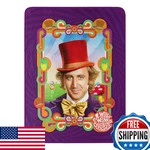 Northwest Willy Wonka Micro Raschel Throw Blanket 46 X 60 Wonderful 059. Fixed Price $38.07.