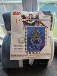 Star Wars No Sew Throw Fleece Kit, New, 48 X 60 In, 5+, PRINT/1SOLID. Fixed Price $14.00.