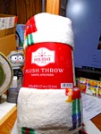 Holiday Time Plush Throw Christmas Blanket 50IN X 60IN Nut Crackers. Fixed Price $10.00.