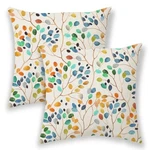 Betginy Spring Pillow Covers 18X18 Inch 18" (pack Of 2) Colorful Leaves. Fixed Price $22.50.