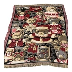 Vintage The Northwest Company Christmas Bear Throw Blanket Read. Fixed Price $29.99.