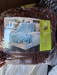 Woven Workz Charlotte Knitted Throw Brown 50"X70". Fixed Price $12.99.