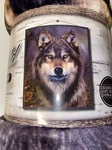 New! Heartland Wolf Plush Throw Blanket 50 X 60IN Soft. Fixed Price $27.99.