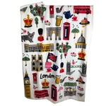 London Print Faux Fur Isaac Mizrahi Throw Blanket 50X70 White New. Fixed Price $45.00.