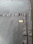 Home Twin Size Satin Trim Blanket Throw Euc Blue 64 X 86 Usa Penney. Fixed Price $39.59.