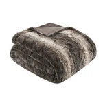 Madison Park Zuri Soft Plush Luxury Oversized Faux Fur Throw Animal Stripes D.... Fixed Price $34.23.