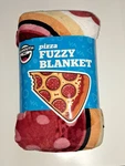 Bigmouth Pizza Slice Throw Blanket New York Chicago Pepperoni Parlour BMFB-0006. Fixed Price $23.99.