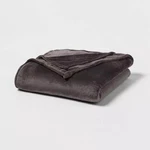 Full/queen Microplush Bed Blanket Hot Coffee - Threshold: Cozy Polyester,. Fixed Price $18.99.