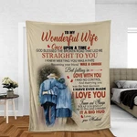My Wonderful Wife Blanket Once Upon Time Husband Fleece Throw. Fixed Price $50.99.