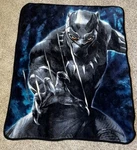 Black Panther Marvel Northwest Comp Silky Soft Throw 39" X 53" Blanket. Fixed Price $7.00.