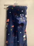 Berkshire Peanuts Snoopy Woodstock 4TH Of July Patriotic Fireworks Blanket 60X70. Fixed Price $40.89.