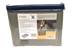 Quility Removable Cotton Cover For Weighted Blanket 60 X 80 Light Gray New. Fixed Price $24.99.