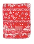 Victorias Secret Cozy Plush Fleece Blanket Sleep Throw Holiday Snowflake 50"X60". Fixed Price $29.75.