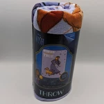 New Jay Franco Disney Wish Shine On Star Super Soft Plush Purple Throw Blanket. Fixed Price $15.00.