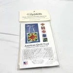 American Quilt Trail Counted Cross Stitch Ornament Kit Posy Collection 1509 D2. Fixed Price $14.00.