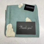 Safavieh Skye Throw Blanket 100% Cotton 32"X40" Summer Blue/white BBY1011A-3240. Fixed Price $42.56.
