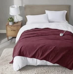 Travis Fleece Ultra Soft Tri-rib Textured Electric Blanket Cozy & Snuggly Cover. Fixed Price $68.78.