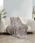 Regal Comfort - Safari Leopard Faux Fur Sherpa Throw Blanket 50"X70". Fixed Price $39.95.
