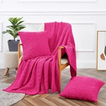 Aormenzy Knitted Throw Blanket 50 X 60 And 2 Pillow Covers 18 3 Piece Hot. Fixed Price $43.18.