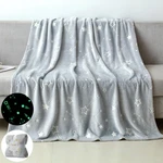 Lifeyj Glow In The Dark Blanket Stars Gifts For Girls Boys,soft 3 4 5.... Fixed Price $42.63.
