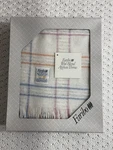 Faribo Woolen Mills Blend Fringed Cream Accent Throw 60X50" Stadium Blanket. Fixed Price $29.99.