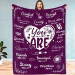 Christian Gifts For Women Inspirational Religious Blanket, Thoughtful. Fixed Price $52.82.